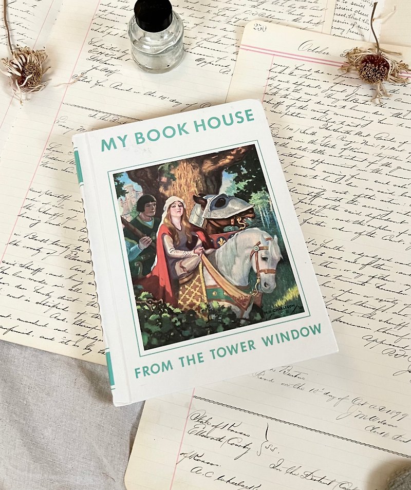 ヴィンテージ1971年に出版されたアメリカの子供向けの本MyBookhouse-Fromthe Tower Window - 本・書籍 - 紙 ホワイト