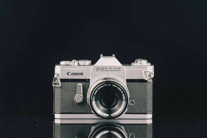 Canon PELLIX+Canon FL 50mm F=1.8 #8240 #135底片相機 - 相機/拍立得/底片相機 - 其他金屬 黑色