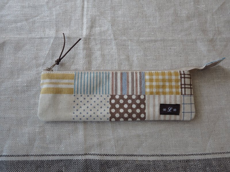 [Start of] personal cutlery bag (comfortable plaid s) - Other - Cotton & Hemp 