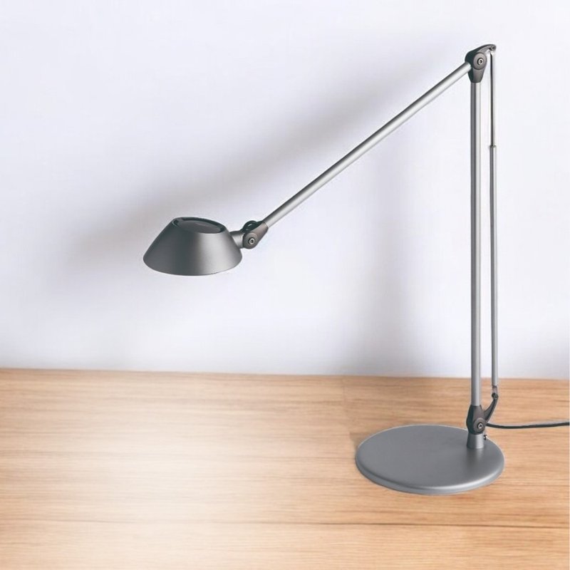 City City Light Dimmable LED Double Arm Desk Lamp - Launched Simultaneously in Europe - โคมไฟ - โลหะ สีเงิน