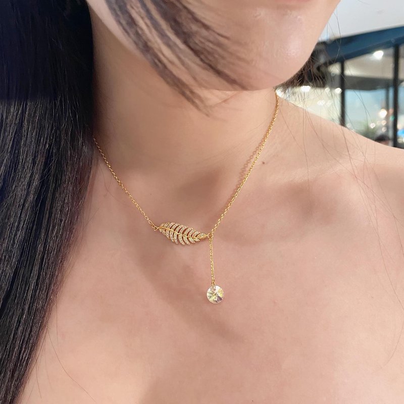 翅膀蔭下_項鍊_守護天使系列 - 項鍊 - 其他金屬 金色