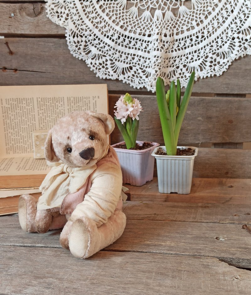 Teddy bear, vintage teddy, Cute teddy Teddy bear Memories from childhood... - ตุ๊กตา - วัสดุอื่นๆ 