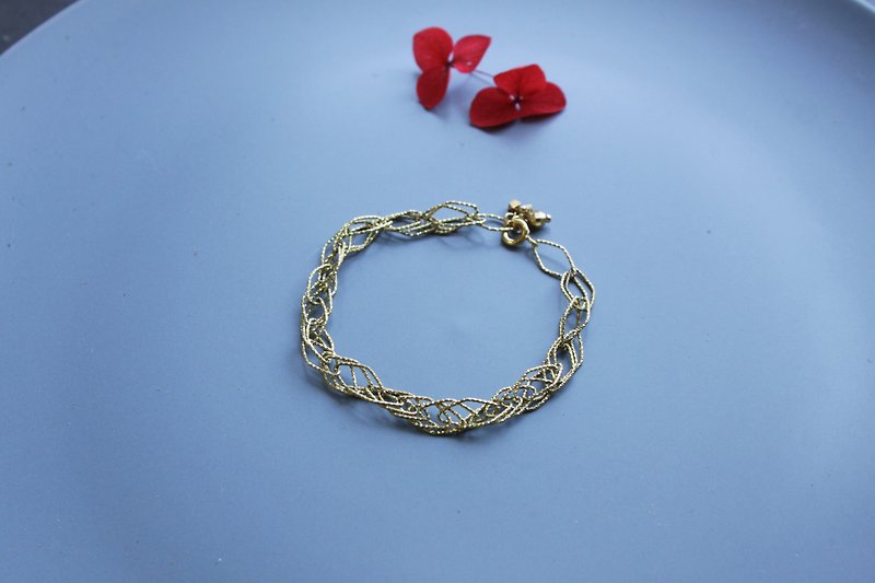 Knot - bracelet - สร้อยข้อมือ - ทองแดงทองเหลือง สีทอง
