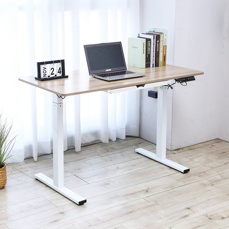 [Micro] MIT low formaldehyde multifunctional memory electric lifting work table (width 120) - โต๊ะอาหาร - วัสดุอื่นๆ สีดำ