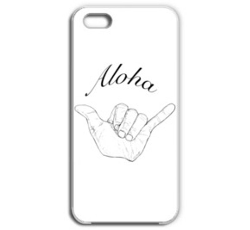 Aloha (iPhone5 / 5s case) - อื่นๆ - พลาสติก ขาว