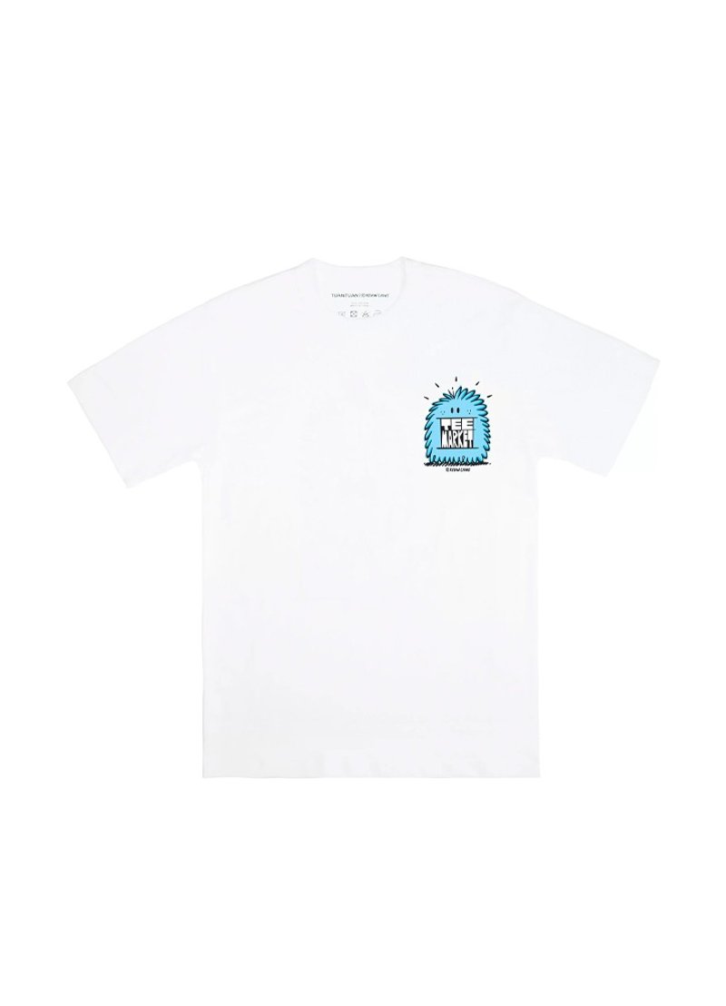 Tuantuan x Kevin Lyons Little Monster International Joint Cotton T-shirt - Women's T-Shirts - Cotton & Hemp White