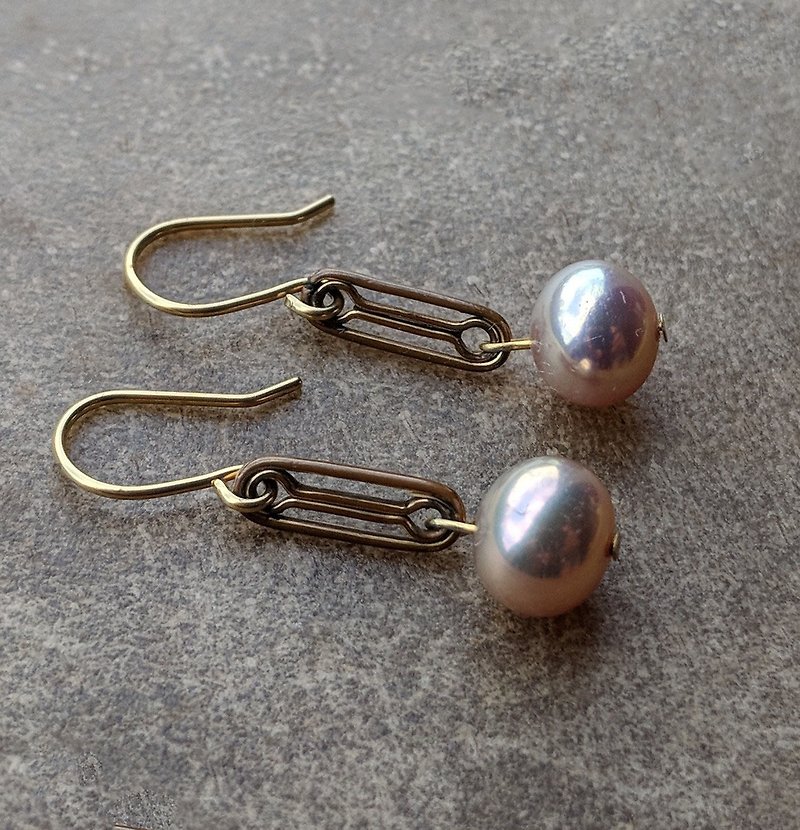 Art Deco Pearl Earrings - Earrings & Clip-ons - Other Metals 