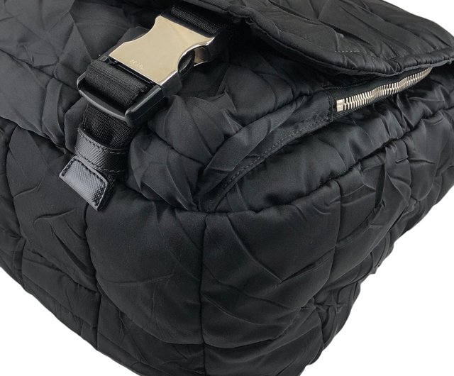 日本直送 名牌中古包 】PRADA プラダ ショルダーバッグ ブラック