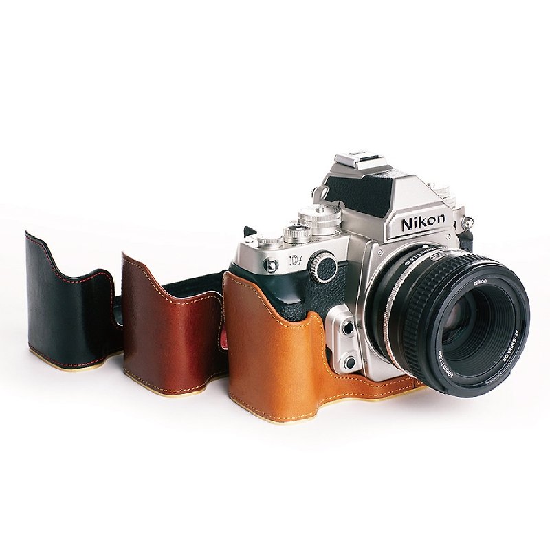 SVEN 義大利皮革相機底座 for Nikon DF【NG】 - 菲林/即影即有相機 - 真皮 多色