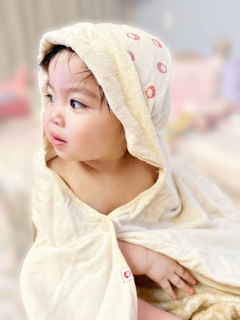 nizio 招福帽兜斗篷浴巾(5款可選) 新生兒 連帽 斗篷 浴袍 - 其他 - 棉．麻 