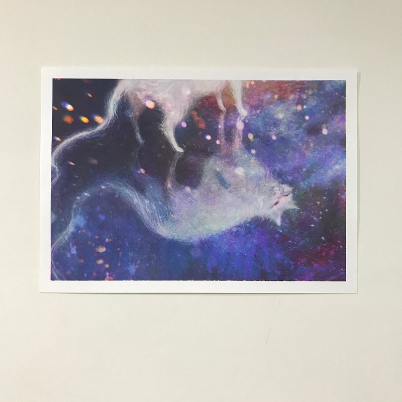Limited Hole Prints-Space Odyssey - โปสเตอร์ - กระดาษ สีน้ำเงิน