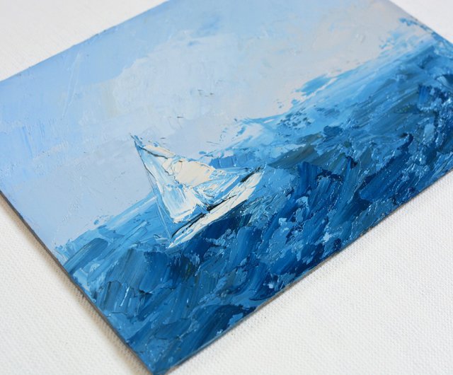 油彩　油絵　絵画　オブジェ　海辺　ヨット　雑貨 油彩 油絵 絵画 オブジェ 海辺 ヨット 雑貨 油彩 油絵 絵画