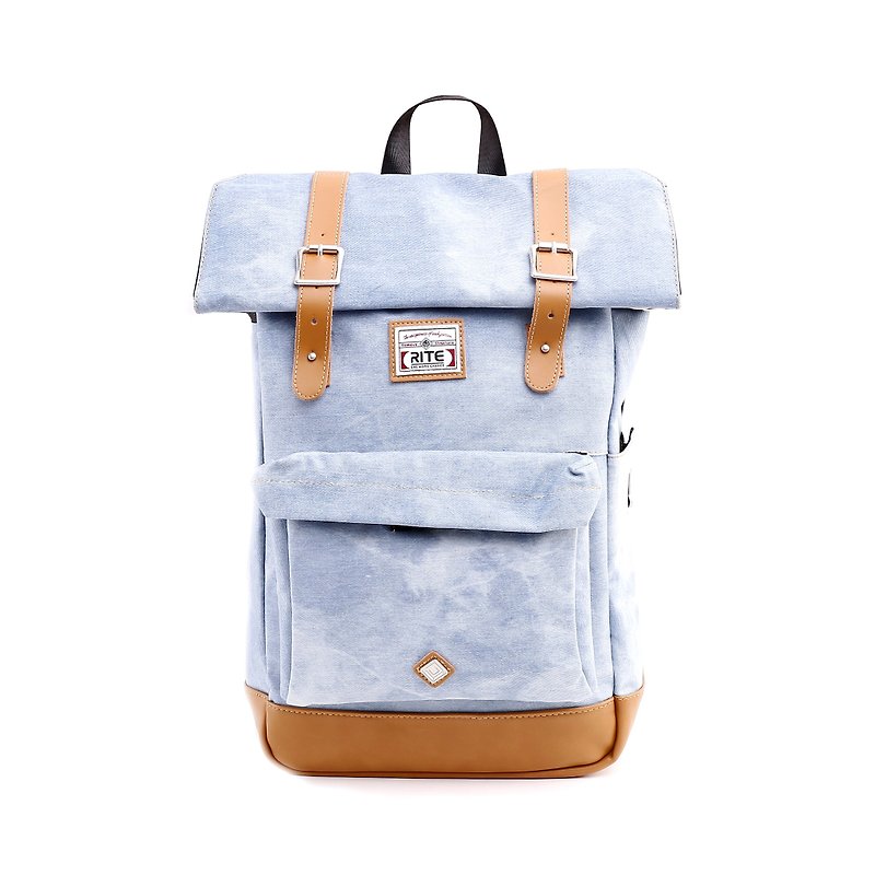 2016 Evolution version RITE twin package ║ flight bag x vintage bag (L) - shallow cowboy ║ - Backpacks - Waterproof Material Blue