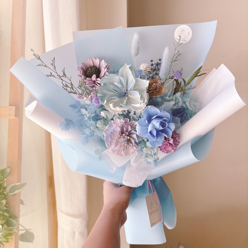 Everlasting bouquet of dried flowers that will not wither - ช่อดอกไม้แห้ง - พืช/ดอกไม้ 