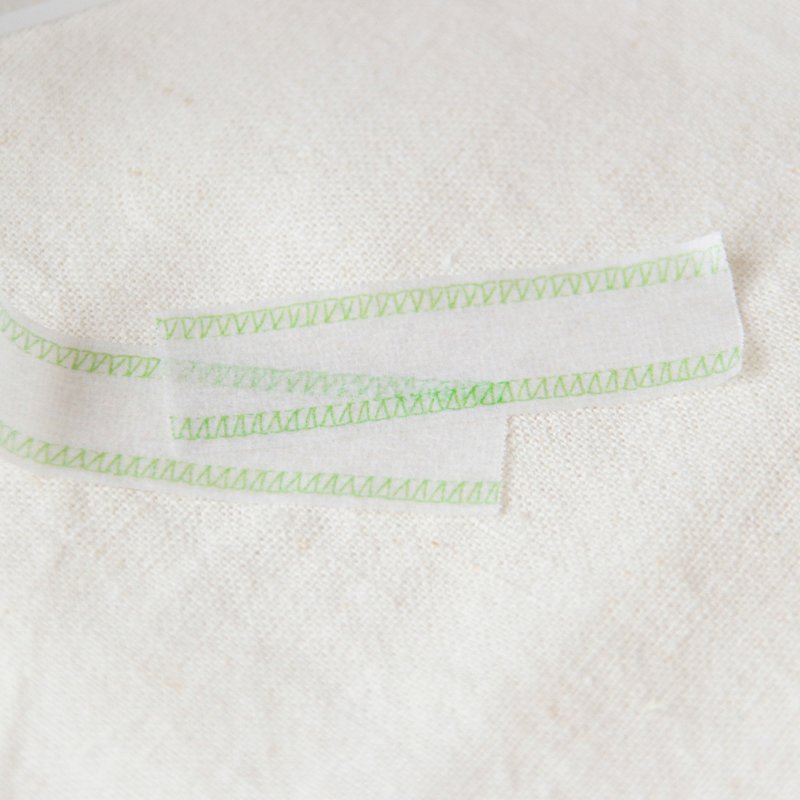 Overlock Stitch Masking Tape | New Green - มาสกิ้งเทป - กระดาษ สีเขียว