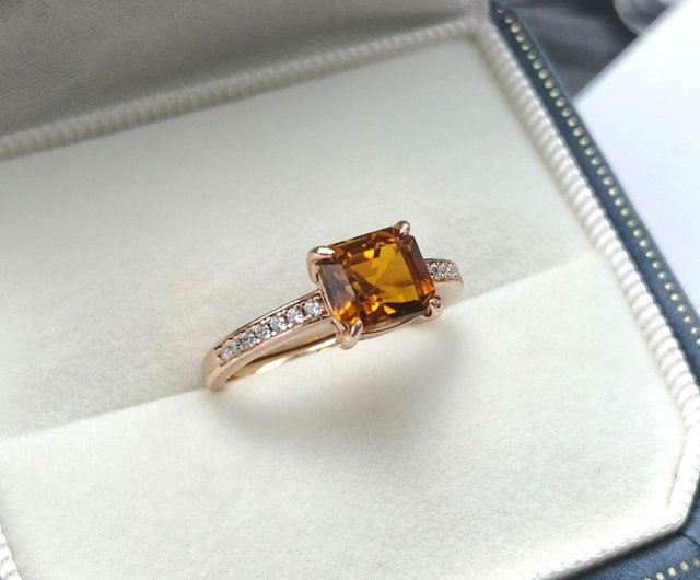 1.65カラット 天然トルマリン ゴールデンメープル シュガーカラー