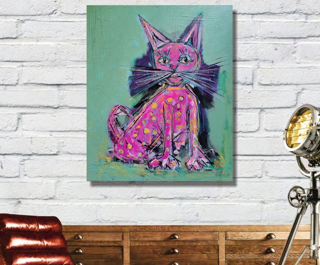 原画 アート 絵画 美術品 猫 神秘的 インテリア 壁飾り ダークファンタジー 原画 アート 絵画 美術品 猫 神秘的 インテリア 壁飾り ダーク