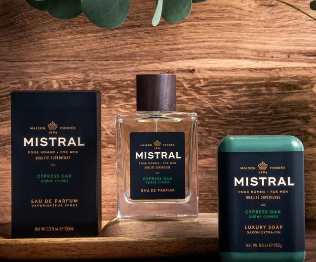 Mistral Men's Bar Soap Bourbon Vanilla