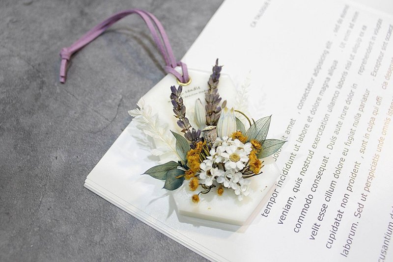 [Tainan show] Make it after work | Dried flower fragrance Wax sheet - เทียน/เทียนหอม - ขี้ผึ้ง 