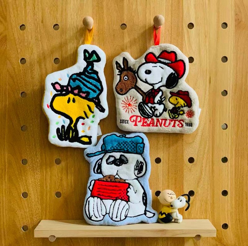 SNOOPY 史諾比懸掛式擦手巾(單件裝) PEANUTS正版授權 - 碗盤清潔/洗碗精 - 其他人造纖維 白色