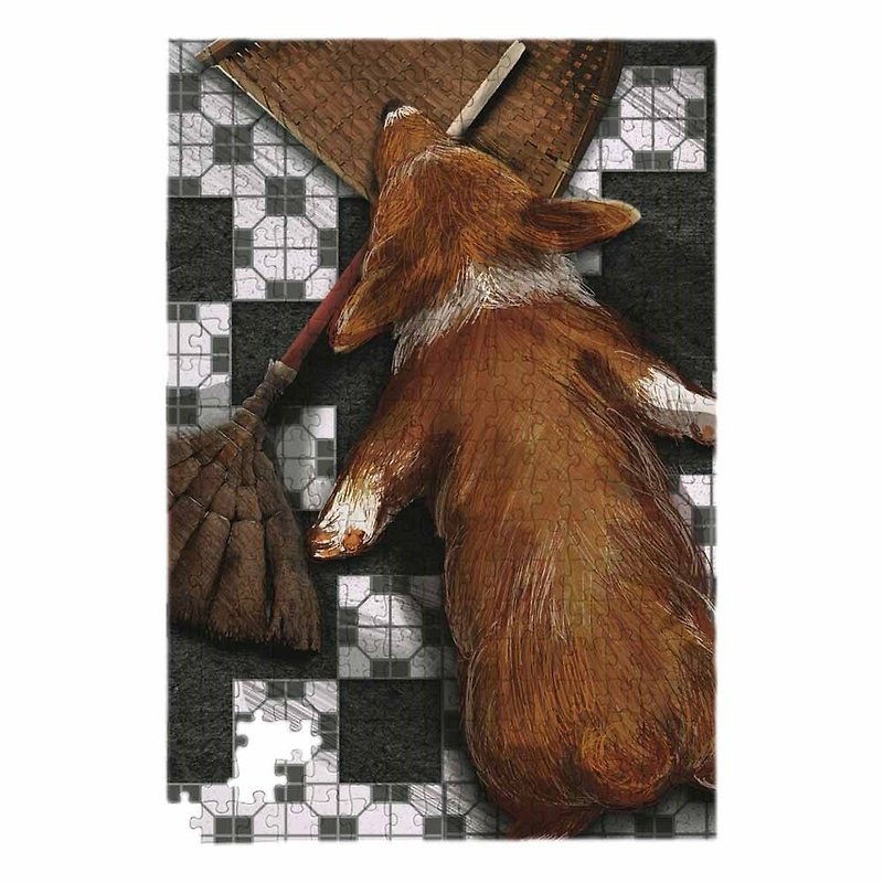 | Missing Bricks - Corgi | 300 Pieces of Exquisite Printed Puzzles - เกมปริศนา - กระดาษ หลากหลายสี