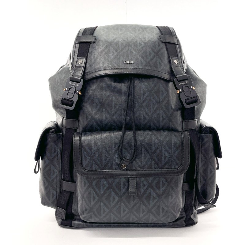 【日本直送 中古美品】ディオール Dior リュック・デイパック 1ESBA163CDP ヒット ザ ロード CD ダイヤモンド PVC/レザー ブラック - 背包/後背包/書包 - 其他材質 黑色