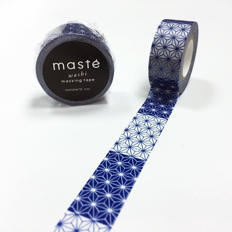 maste and paper tape Overseas Limited -Multi wind [cannabina - Blue (MST-MKT203-NV)] - Washi Tape - Paper Blue