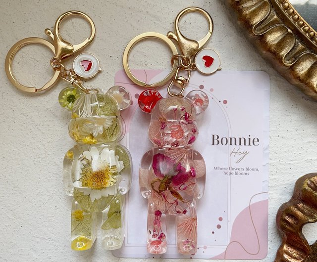 Crystal Teddy Bear Key Chain