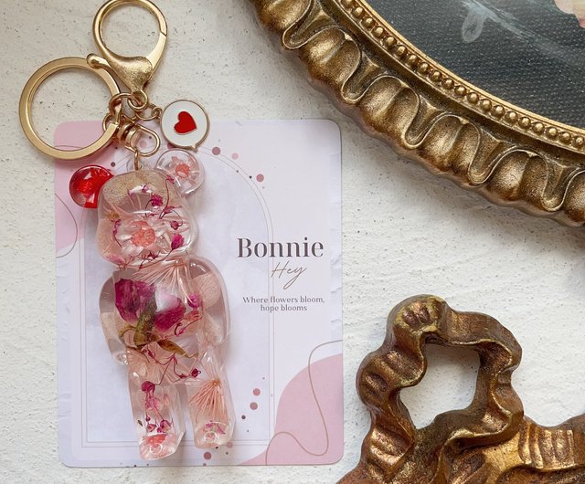 Crystal Teddy Bear Key Chain