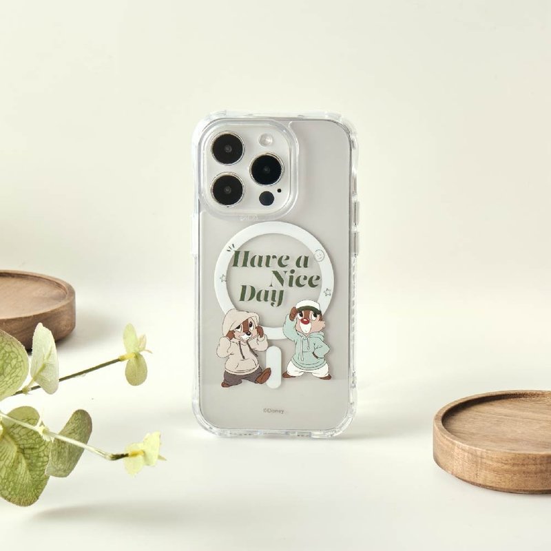 Disney Life - Chip 'n Dale A Wonderful Day Anti-Yellowing, Drop-Proof MagSafe iPhone Case - เคส/ซองมือถือ - พลาสติก หลากหลายสี