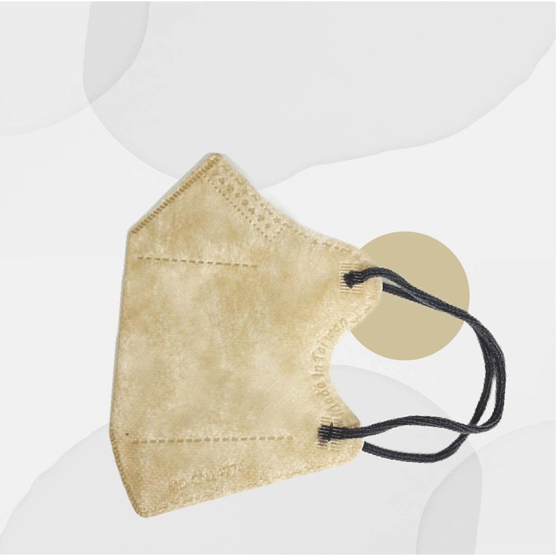 3D adult medical mask-Jinli-20 pieces/box - Face Masks - Other Materials Gold