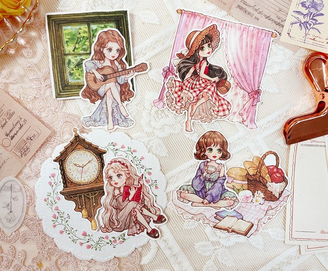 Doll house drawing - Drawing - Sticker