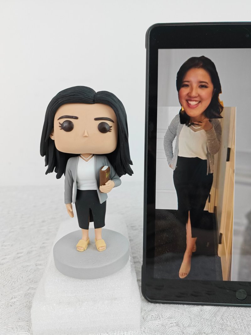 【客製化3D人像公仔】訂製手工Funko Pop男生朋友老公生日禮物 - 公仔/玩偶 - 黏土 多色
