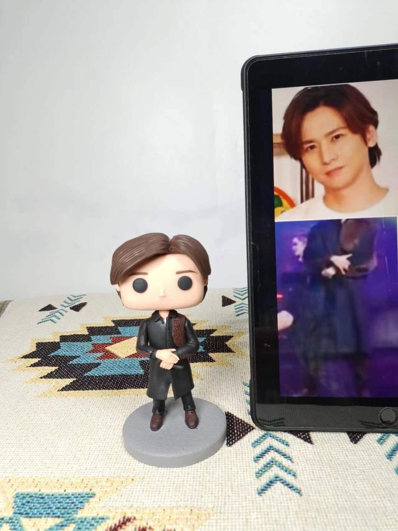 【客製化3D人像公仔】訂製手工Funko Pop男生朋友老公生日禮物 - 公仔/玩偶 - 黏土 多色