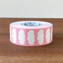 【ちゃる】ロールシール ラベラーシール マールちゃん レトロ 茶 女の子 日本製 ラベル