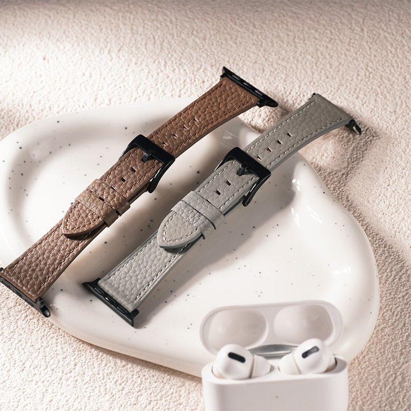 Apple watch - 荔枝紋珍藏錶帶 蘋果 - 錶帶 - 真皮 