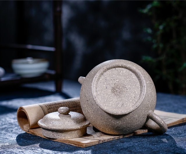 茶道禮品掇只全手工制原礦芝麻段泥280cc宜興紫砂壺茶壺送禮物壺