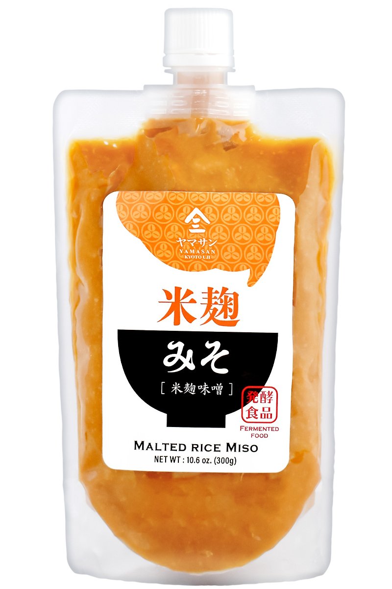 Miso Paste Malted rice, Handmade in Kyoto Japan 300g(10.58OZ),NON-gmo YAMASAN - Sauces & Condiments - Other Materials 