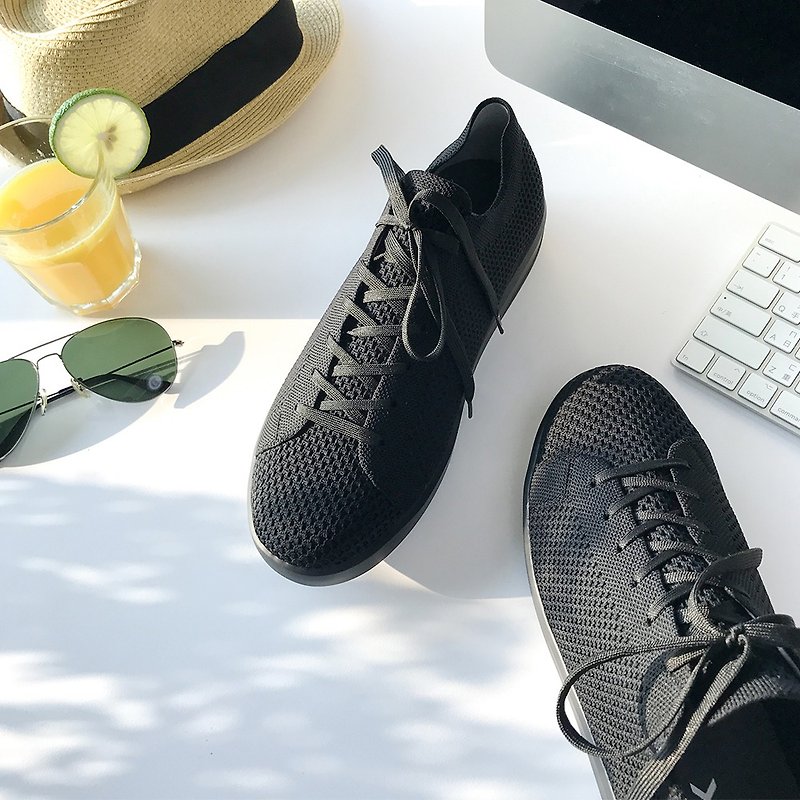 URBAN/Black - Men's Casual Shoes - Polyester Black