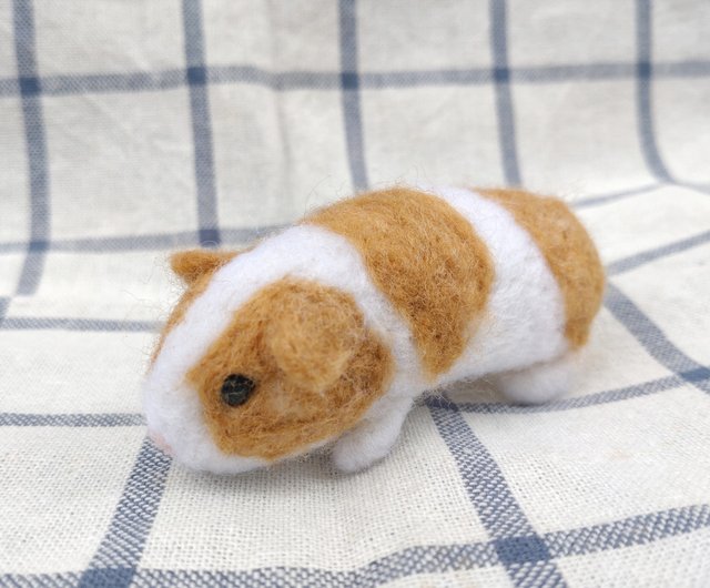 羊毛フェルト 小動物 モルモット キーホルダー キーホルダー
