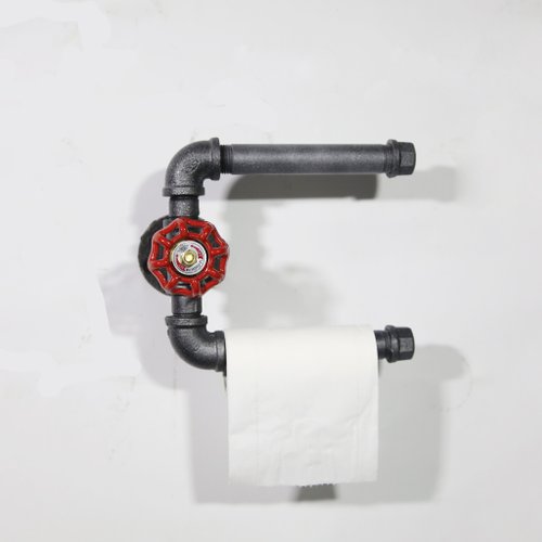 Industrial Feng Shui Tube Paper Towel Holder Double Paper Towel