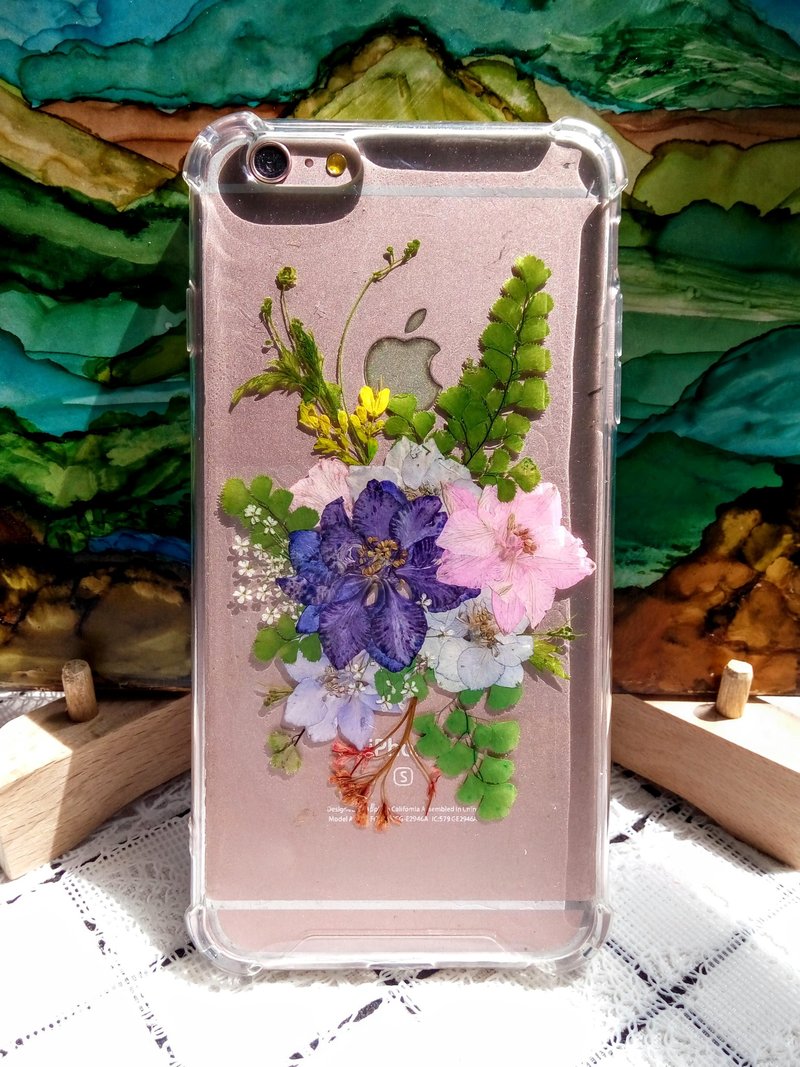 Annys workshop手作押花手機保護殼,iphone 6S plu適用,現貨特價 - 手機殼/手機套 - 塑膠 多色