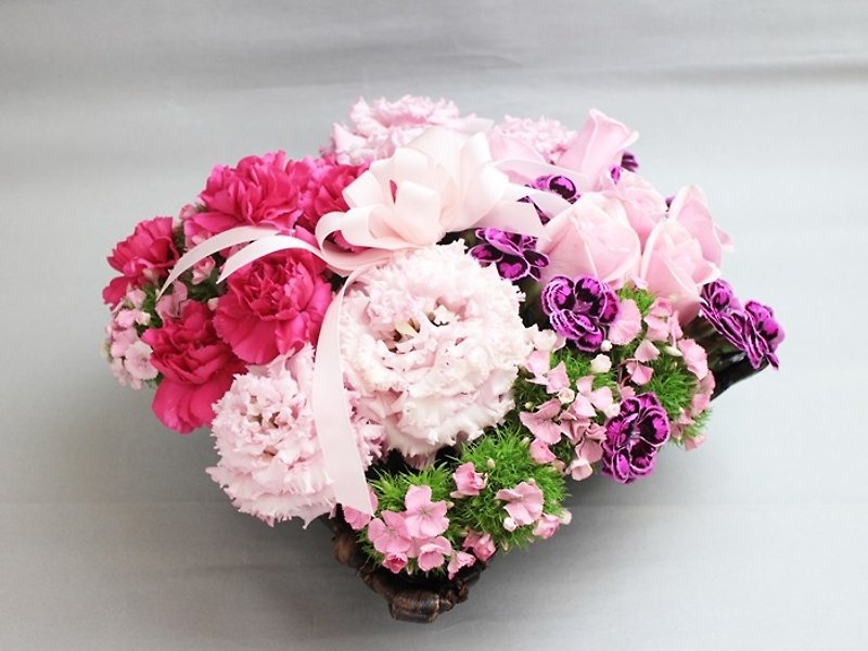 喜びでいっぱい - 観葉植物 - 寄せ植え・花 ピンク