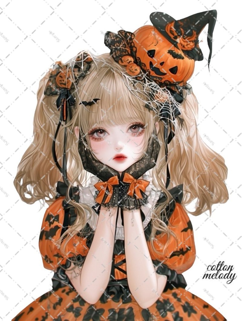 original sticker no.6779 人物ステッカー オリジナルステッカー 人物ステッカー 女の子ステッカー オリジナル人物ステッカー - 貼紙 - 紙 