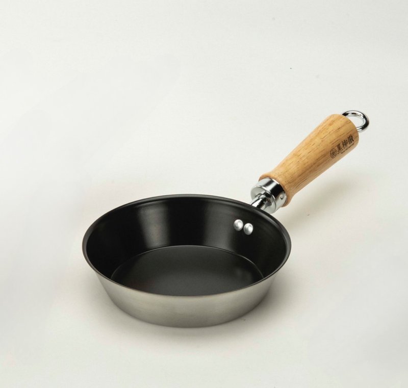 [Black Liuche] 14cm five-layer pottery pan - กระทะ - โลหะ สีใส