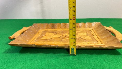 ヴィンテージ手彫り木製トレイ/フランス ヴィンテージ手彫り木製トレイ/フランス