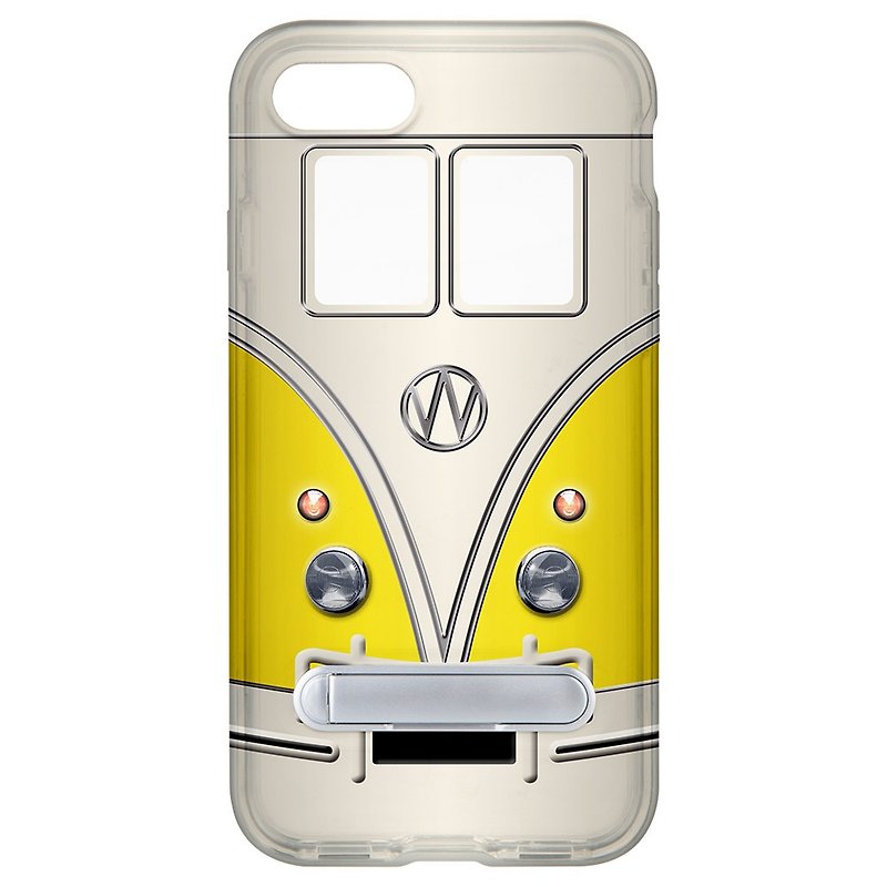 Bus Hidden Magnet Holder iPhone X XR XS Max 8 7 Plus Phone Case Phone Case - เคส/ซองมือถือ - พลาสติก ขาว