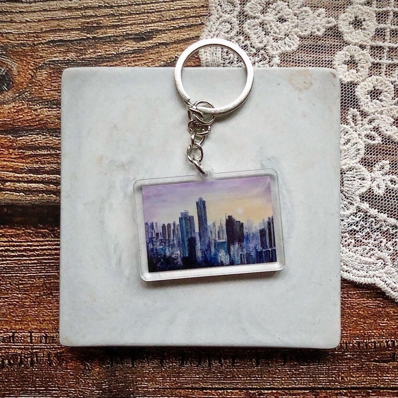 Hong Kong Scenery Keychain-Garton Hill - ที่ห้อยกุญแจ - อะคริลิค หลากหลายสี