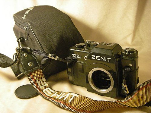 geokubanoid 罕見 KMZ ZENIT-122B 35 毫米膠卷單眼相機機身帶賓得 M42 鏡頭卡