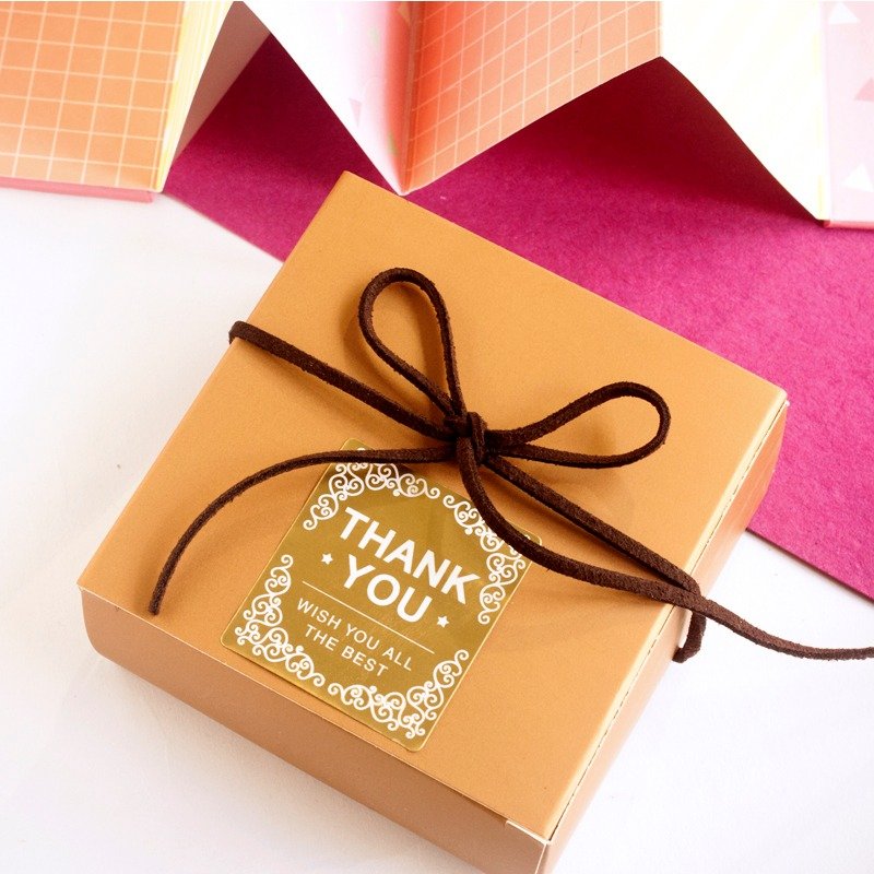 Thank you 50 in one pack | Wrapping gift | Stickers | - การ์ดงานแต่ง - กระดาษ 